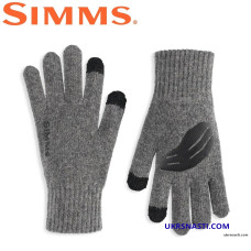 Перчатки Simms Wool Full Finger Glove Steel